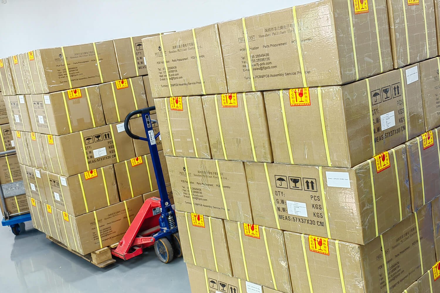 Clear Handling Labels