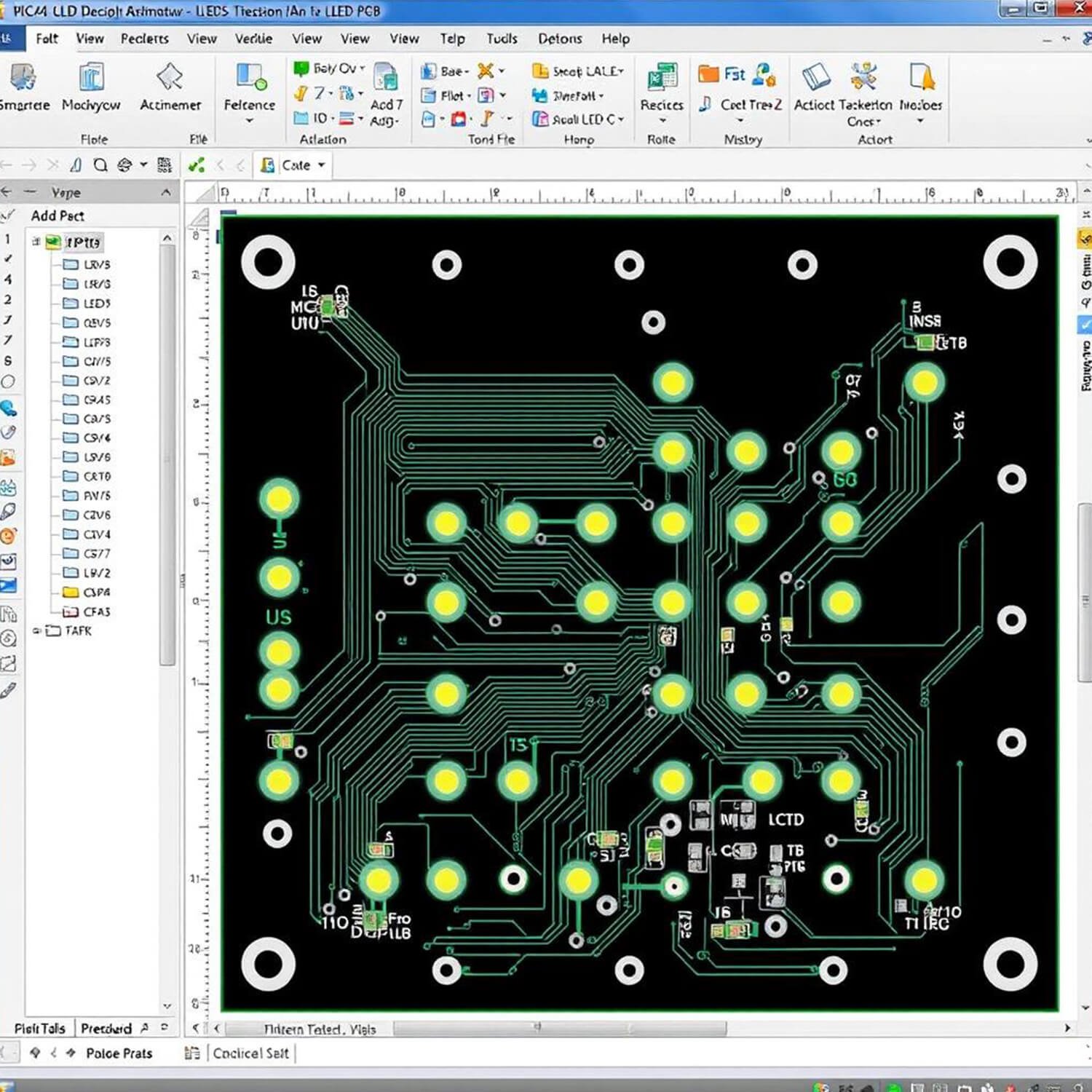 LED PCB Design and Preparation