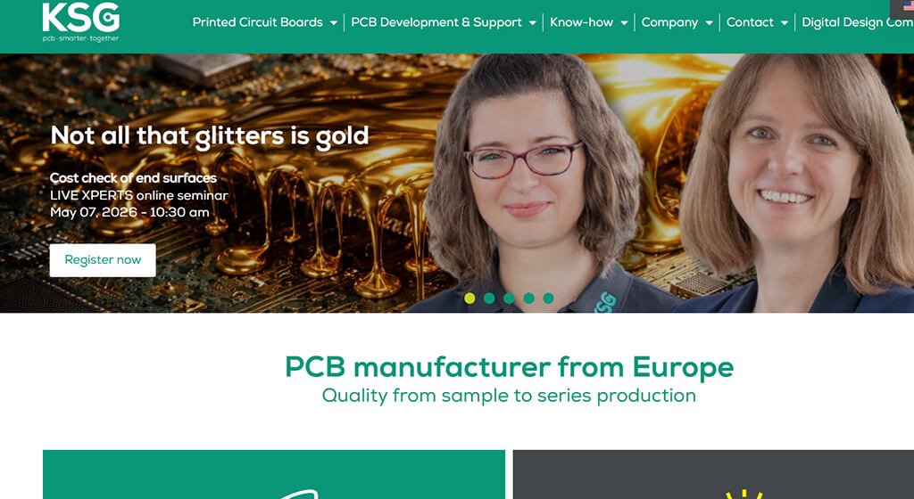 Best Prototype PCB Manufacturer KSG GmbH