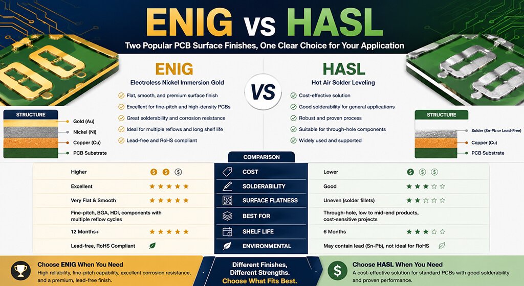 ENIG ENIG vs HASL