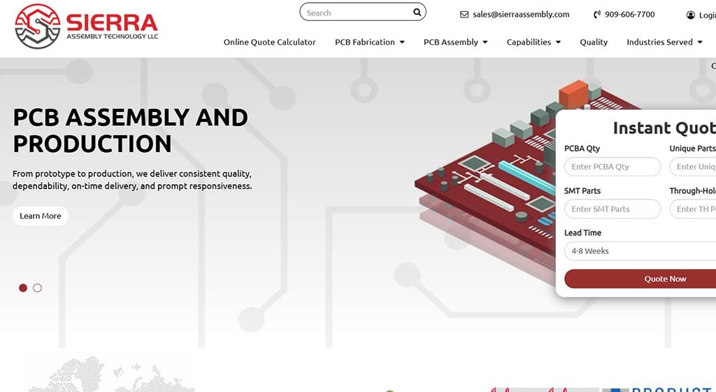 Multi-Layer PCB Manufacturer Sierra Assembly