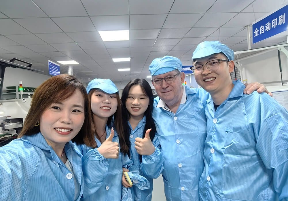 Through-Hole PCB Assembly 36 Customer Factory Visit Poland