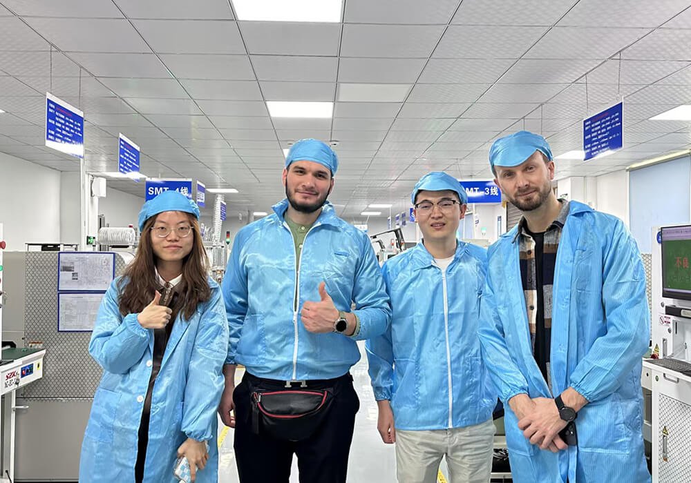 Through-Hole PCB Assembly 38 Customer Factory Visit Sri Lanka
