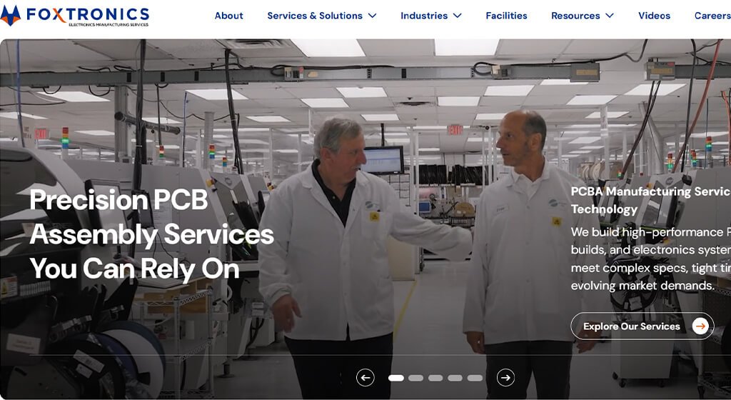 PCB Assembly Supplier Foxtronics EMS