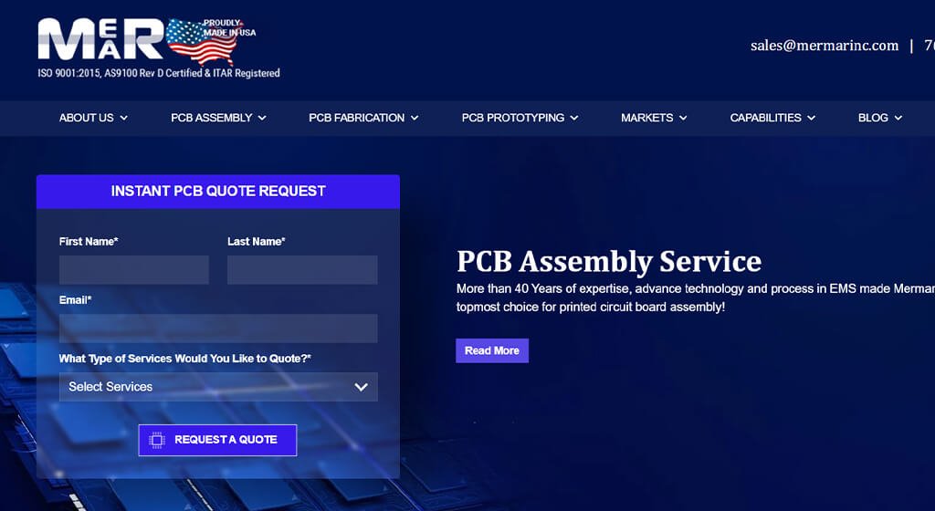 PCB Assembly Supplier Mer-Mar Electronics