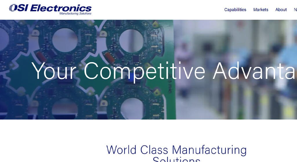 PCB Assembly Supplier OSI Electronics