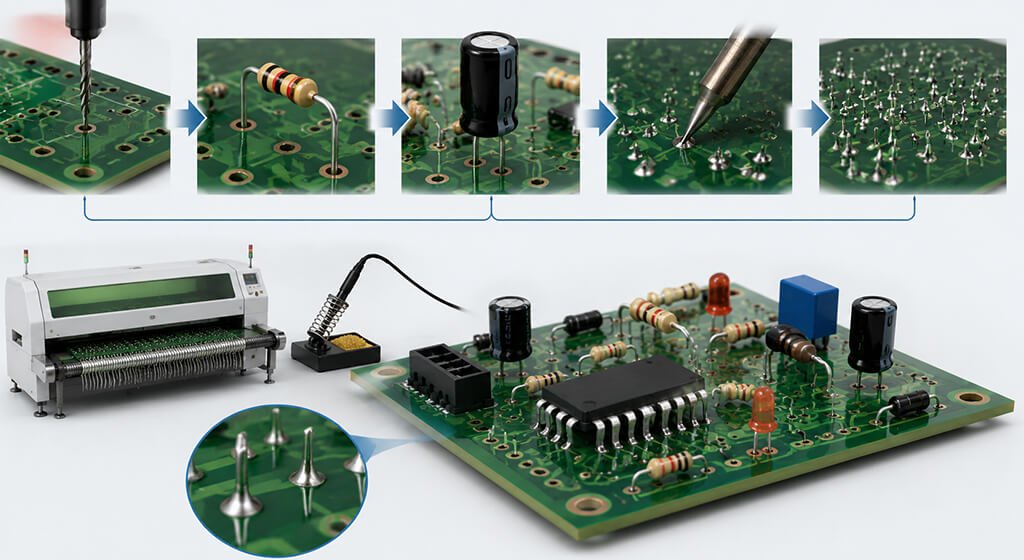 SMT Assembly vs Through-Hole Assembly What Is Through-Hole Assembly