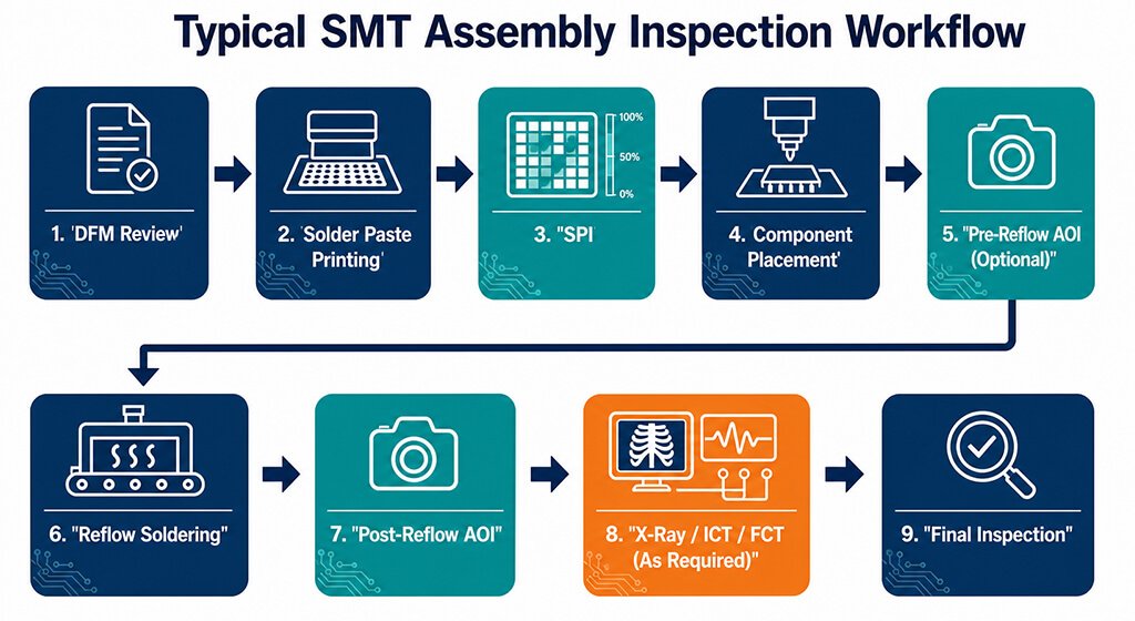AOI in PCB Assembly Where AOI Fits in the SMT Assembly Process