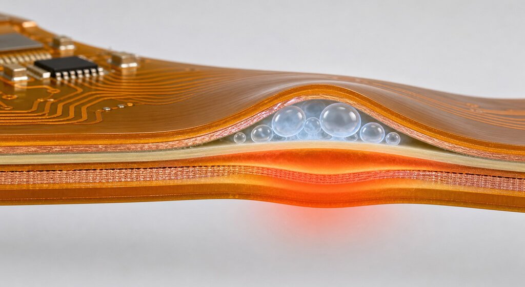 Flex PCB Assembly Troubleshooting flex pcb moisture delamination