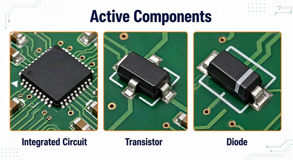 SMT Components Types, Packages, Selection, and PCB Assembly Considerations Active Components