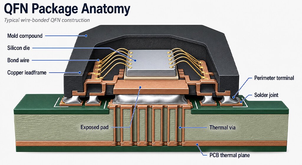 QFN Package qfn package anatomy