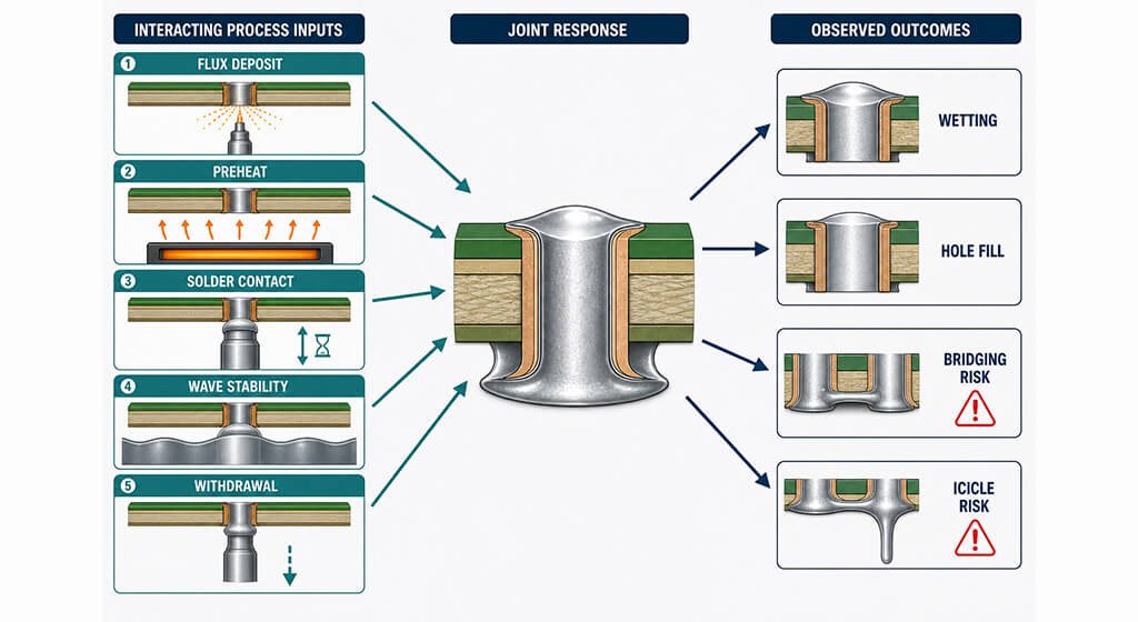 Selective Soldering DFM and Process Control selective soldering inputs and outcomes