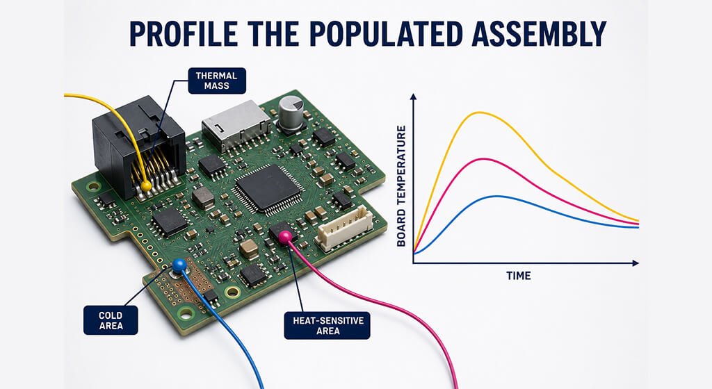 Selective Soldering DFM and Process Control selective soldering thermal profiling