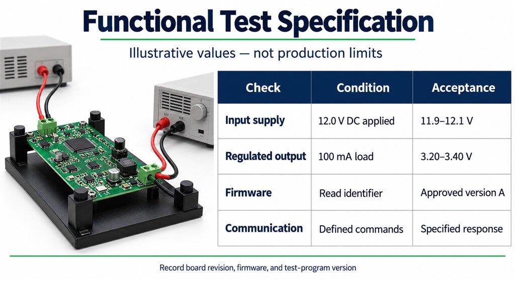 Circuit Card Assembly (CCA)A Comprehensive Guide for Engineers An Illustrative Functional Test Specification