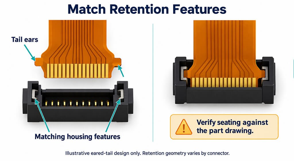 Match Exposed Contact Geometry and Surface Finish