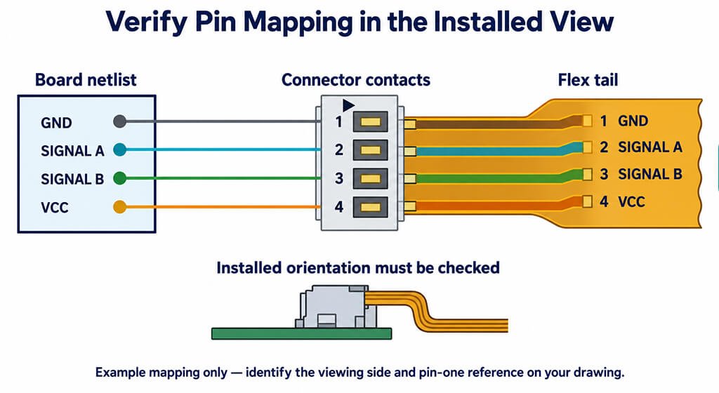 Pin-One Mapping in the Installed Assembly