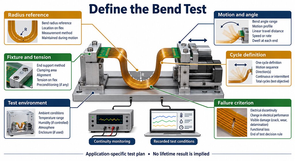 Rigid-Flex PCB Design Guide Materials, Stackups, Bend-Area Routing, and Reliability Define the Bend-Life Test
