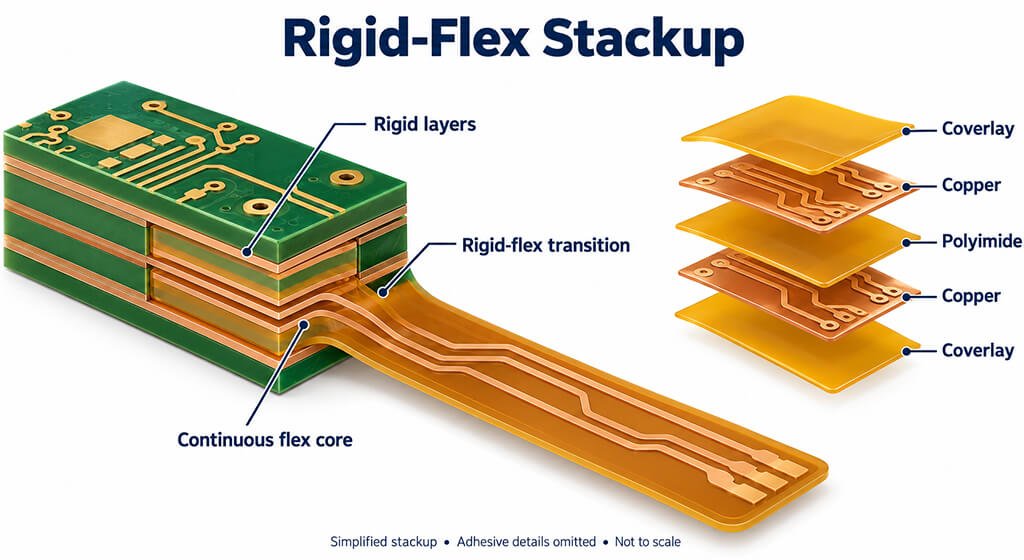 Rigid-Flex PCB Design Guide Materials, Stackups, Bend-Area Routing, and Reliability How to Design the Rigid-Flex PCB Stackup