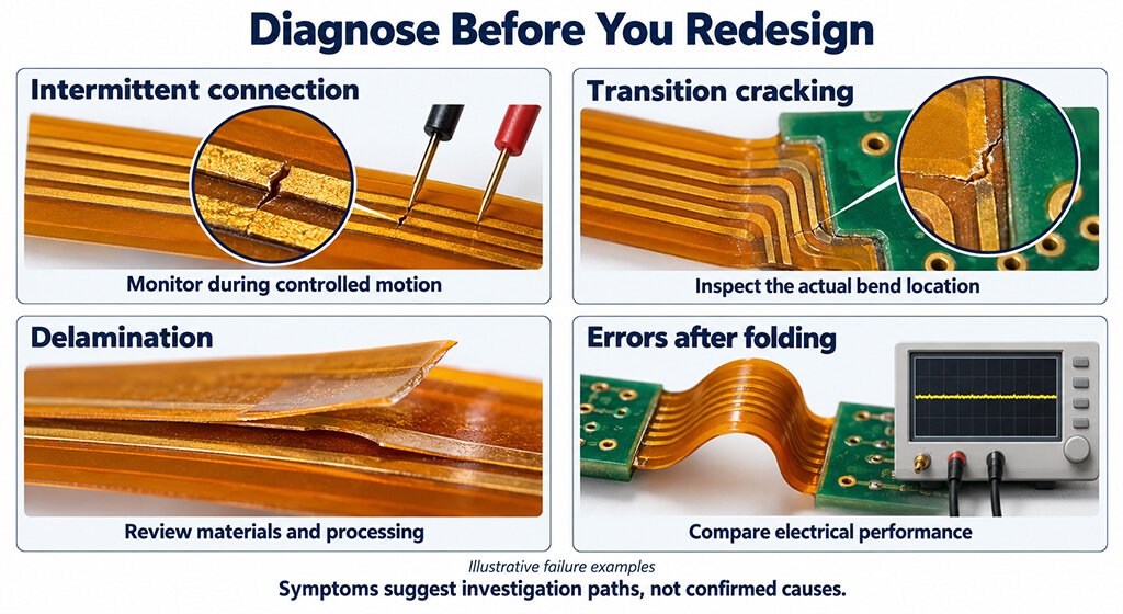 Rigid-Flex PCB Design Guide Materials, Stackups, Bend-Area Routing, and Reliability How to Diagnose Common Rigid-Flex Failures